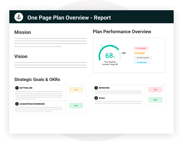 Access and download your one-page report easily.
