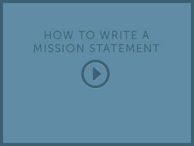 Writing a mission statement and vision