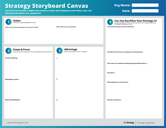 Strategy Storyboard Download 2